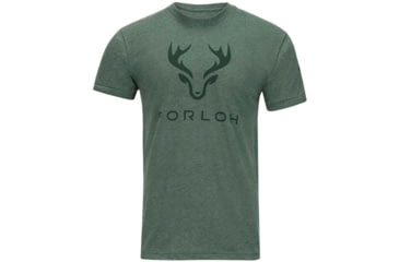 Image of Forloh Logo Unisex Tee, Heather Forest, L, 10730V2-HF-L