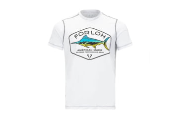 Image of Forloh SolAir Billfish Short Sleeves Crew, Teal, Small, 11535-G-TB-S