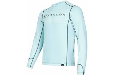 Image of Forloh SolAir Long Sleeve Shirts - Mens, Bahama Green, L, 11532-BG-L