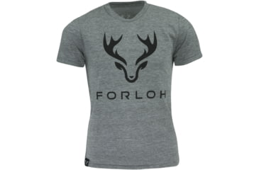 Image of Forloh Youth Logo T-Shirts, Aluminum Grey, S, 30730-AG-S