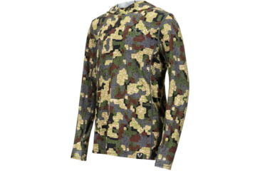 Image of Forloh Youth SolAir UPF Hooded Long Sleeve Shirt D53DF933, Deep Cover, L 12, 31520-DC-L