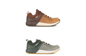 Image of Forsake Range Low Hiking Boots - Men's, Brown/Tan, Olive Grey
