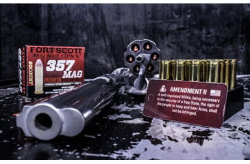 Image of Fort Scott Munitions 357 MAGNUM 125 Grain Centerfire Pistol Ammo, 20 Rounds, 357MAG-125-SCV