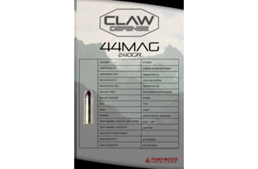 Image of Fort Scott Munitions 44 Magnum 240 grain Wadcutter Brass Cased Pistol Ammunition