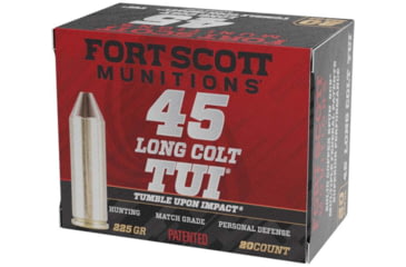 Image of Fort Scott Munitions 45LC225SCV Tumble Upon Impact TUI .45 Long Colt 225 Gr S