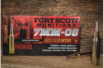 Image of Fort Scott Munitions 7MM-08 REMINGTON 120 Grain Centerfire Rifle Ammo, 20 Rounds, 7MM08-120-SCV1
