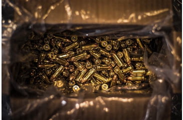 Image of Fort Scott Munitions 9mm 115 Grain Full Metal Jacket Brass Pistol Ammunitiion, 500 Round, 9MM-115-FMJ
