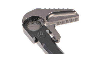Image of Fortis Manufacturing Clutch Charging Handle, AR 10, 7.62mm, Right Handed, Grey Anodize, CH-762-CLUTCH-RH-GRY