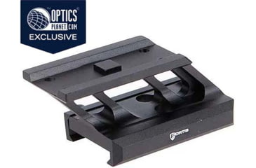 Image of Fortis Manufacturing F1 Optics Mount - Absolute Co-Witness, Black F1-OPT-ABSOLUTE