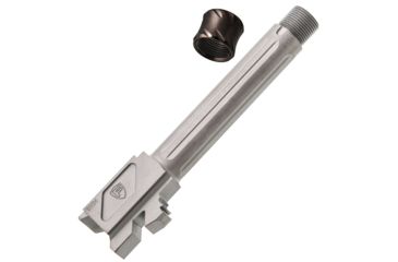 Image of Fortis Manufacturing Glock Match Grade Barrel Threaded, 19 with Lone Rifling, Grey, FM-G19-TB-MDC