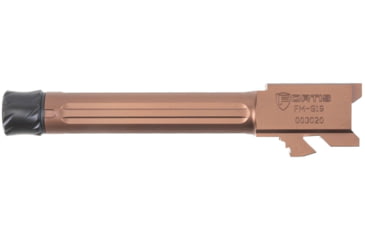 Image of Fortis Manufacturing Glock Match Grade Barrel Threaded, Glock 19X with Lone Rifling, 9MM Luger, 1/2x28, 416R Stainless, Copper Tich, FM-G19-TB-CPPR