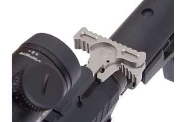 Image of Fortis Manufacturing Hammer AR10 Charging Handle, Gray 762-HAMMER-GREY, EDEMO1