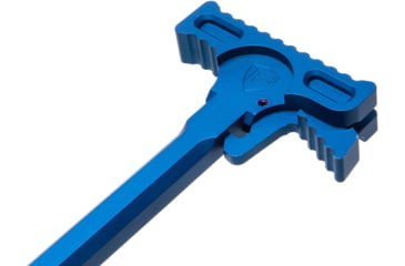Image of Fortis Manufacturing Hammer AR10 Charging Handle, Blue Anodize, 762-HAMMER-ANO-BLU