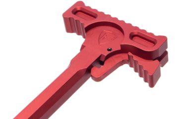 Image of Fortis Manufacturing Hammer AR10 Charging Handle, Red Anodize, 762-HAMMER-ANO-RED