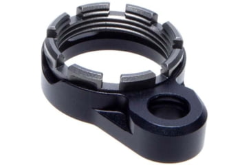 Image of Fortis Manufacturing K1 LE LW Enhanced AR15 End PLate System, Castle Nut, Tapered, Gray, Small, LE-BLK-K1-GRY