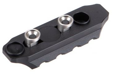Image of Fortis Manufacturing Keymod Accessory Rail - 4 in Slot, Black KM-PIC1913-4 SLOT