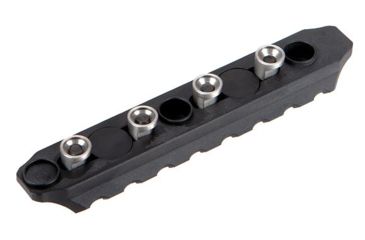 Image of Fortis Manufacturing Keymod Accessory Rail - 8 in Slot, Black KM-PIC1913-8 SLOT