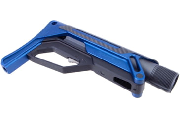 Image of Fortis Manufacturing LA Stock Bundle Pack, Cerakoted buffer tube and Standard QD End Plate, Blue, LAS-BNDL-15-BLU