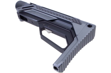 Image of Fortis Manufacturing LA Stock Bundle Pack, Cerakoted buffer tube and Standard QD End Plate, Grey, LAS-BNDL-15-GRY