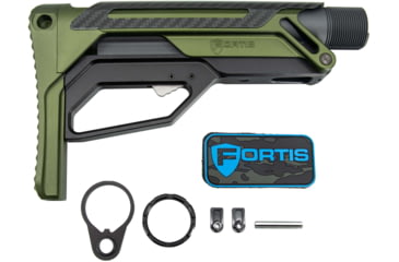 Image of Fortis Manufacturing LA Stock Bundle Pack, Cerakoted buffer tube and Standard QD End Plate, Odg Anodize, LAS-BNDL-15-ODG