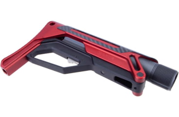 Image of Fortis Manufacturing LA Stock Bundle Pack, Cerakoted buffer tube and Standard QD End Plate, Red, LAS-BNDL-15-RED