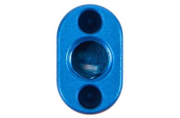 Image of Fortis Manufacturing Magazine Release Button Only, Blue, Small, AR15-MB-6061-BLU