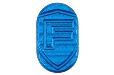 Image of Fortis Manufacturing Magazine Release Button Only, Blue, Small, AR15-MB-6061-BLU