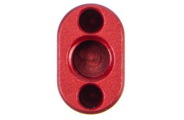 Image of Fortis Manufacturing Magazine Release Button Only, Red, Small, AR15-MB-6061-RED