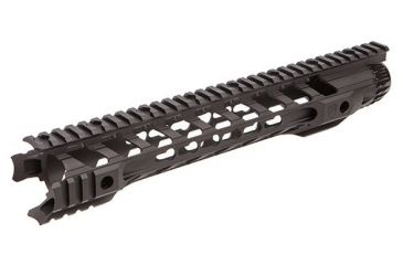 Image of Fortis Manufacturing Night Rail Free Float Rail System, 12 in -Keymod, Black NTR-12-KM