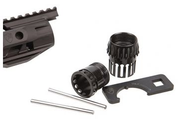 Image of Fortis Manufacturing Night Rail Free Float Rail System, 12 in -Keymod, Black NTR-12-KM