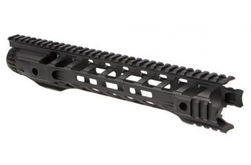 Image of Fortis Manufacturing Night Rail Free Float Rail System, 12 in -MLOK, Black NTR-12-MLOK