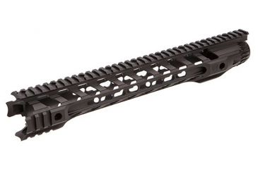 Image of Fortis Manufacturing Night Rail Free Float Rail System, 14 in -Keymod, Black NTR-14-KM