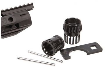 Image of Fortis Manufacturing Night Rail Free Float Rail System, 14 in -Keymod, Black NTR-14-KM