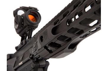 Image of Fortis Manufacturing Night Rail Free Float Rail System, 14 in -Keymod, Black NTR-14-KM