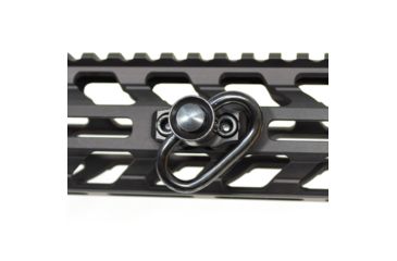 Image of Fortis Manufacturing Quick Detach Sling Mount w/QD Swivel, M-LOK, Black QD-ALUM-ML-SWIVEL