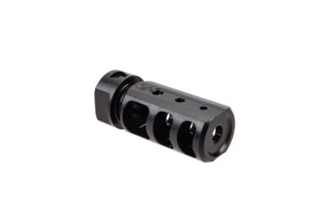 Image of Fortis Manufacturing RED Rapid Engagement Device Muzzle Brake PCC MOD 2, 9mm, 1/2x36 TPI, 4140 Steel, Black 9mm-RED-M2-36