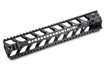 Image of Fortis Manufacturing REV Free Float Rail System, 12 in, Black REV-12