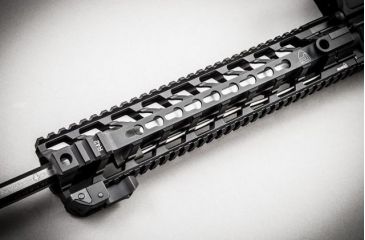 Image of Fortis Manufacturing REV Free Float Rail System, 12 in, Black REV-12