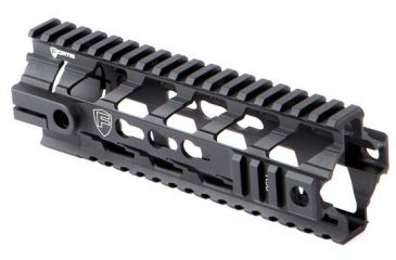 Image of Fortis Manufacturing REV Free Float Rail System, 7 in, Black REV-7