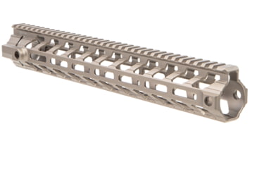 Image of Fortis Manufacturing REV II Free Float Rail System, M-LOK, AR-15, 13.8in, Fde Anodize, REV-II-14-ML-FDE