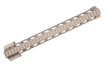 Image of Fortis Manufacturing REV II Free Float Rail System, M-LOK, AR-15, 13.8in, Fde Anodize, REV-II-14-ML-FDE