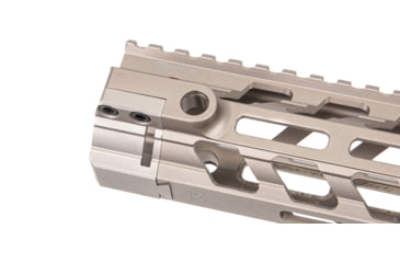 Image of Fortis Manufacturing REV II Free Float Rail System, M-LOK, AR-15, 13.8in, Fde Anodize, REV-II-14-ML-FDE