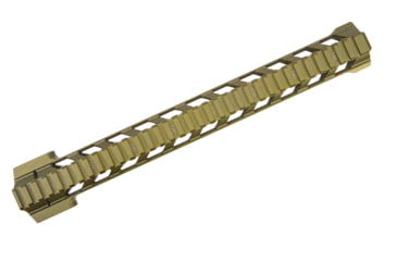 Image of Fortis Manufacturing REV II Free Float Rail System, M-LOK, AR-15, 13.8in, Odg Anodize, REV-II-14-ML-ODG