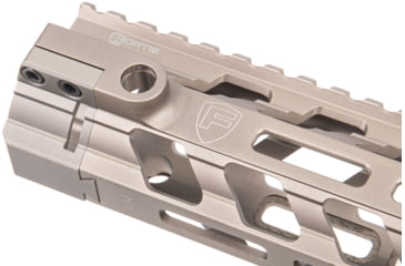 Image of Fortis Manufacturing REV II Free Float Rail System, M-LOK, AR-15, 15.3in, Fde Anodize, REV-II-15-ML-FDE