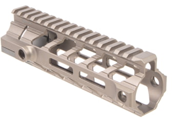 Image of Fortis Manufacturing REV II Free Float Rail System, M-LOK, AR-15, 6.7in, Fde Anodize, REV-II-7-ML-FDE