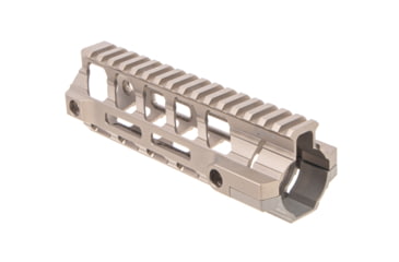 Image of Fortis Manufacturing REV II Free Float Rail System, M-LOK, AR-15, 6.7in, Fde Anodize, REV-II-7-ML-FDE