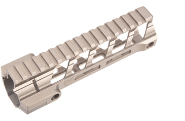 Image of Fortis Manufacturing REV II Free Float Rail System, M-LOK, AR-15, 6.7in, Fde Anodize, REV-II-7-ML-FDE