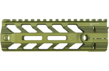 Image of Fortis Manufacturing REV II Free Float Rail System, M-LOK, AR-15, 6.7in, Odg Anodize, REV-II-7-ML-ODG