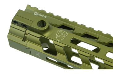 Image of Fortis Manufacturing REV II Free Float Rail System, M-LOK, AR-15, 6.7in, Odg Anodize, REV-II-7-ML-ODG