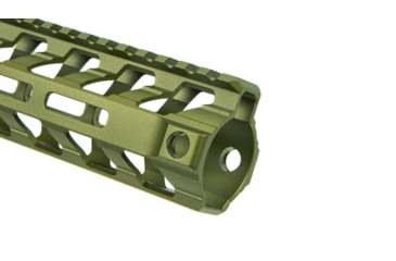 Image of Fortis Manufacturing REV II Free Float Rail System, M-LOK, AR-15, 6.7in, Odg Anodize, REV-II-7-ML-ODG
